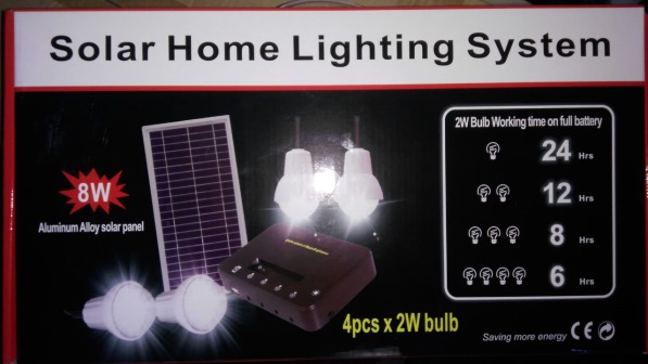 solar home lightning system