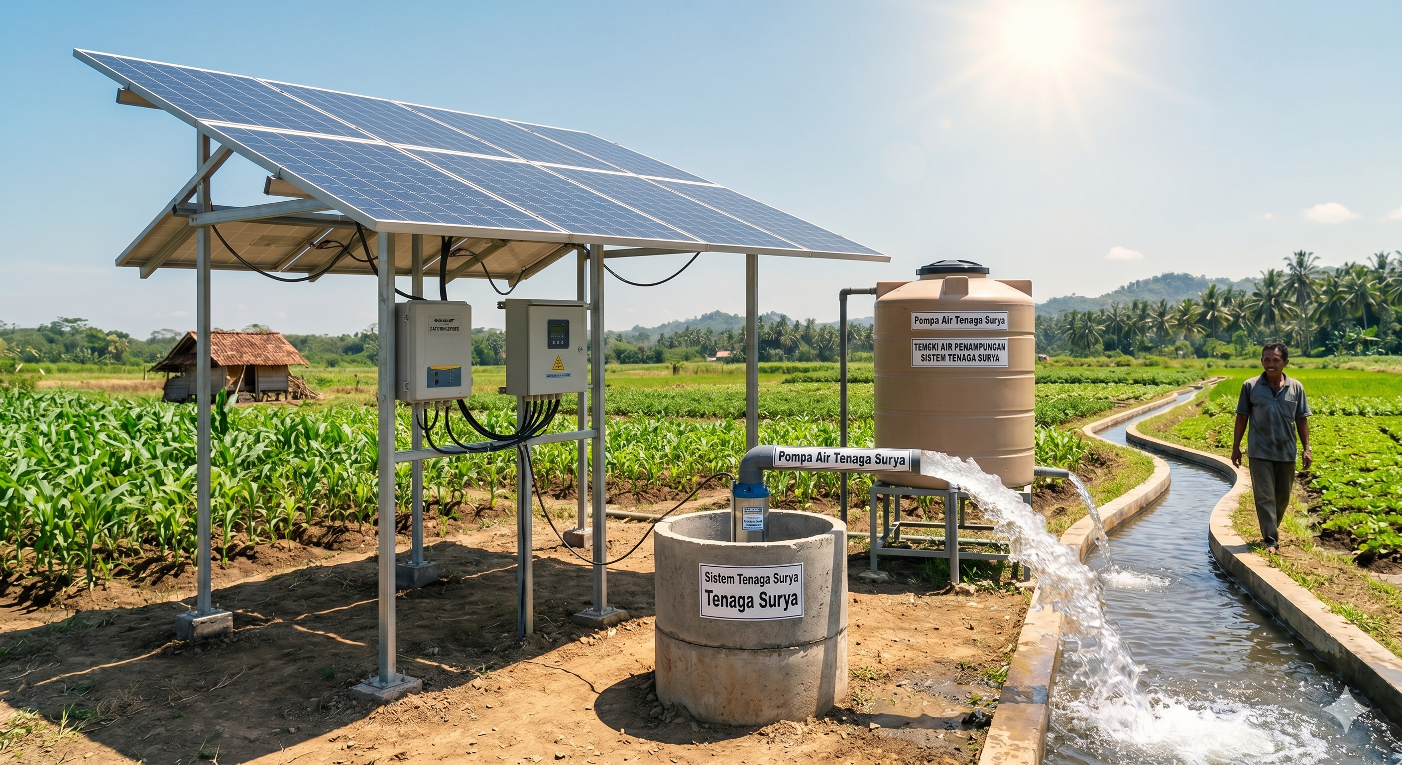 Pompa Air Tenaga Surya